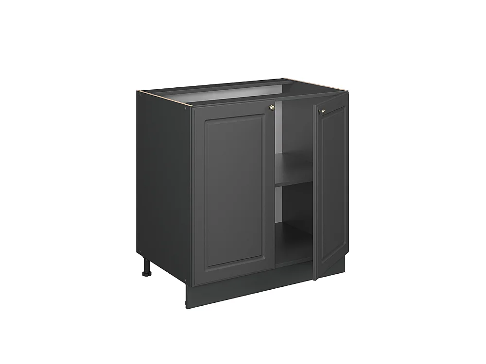 Szafka pod zlew anthrazit-gold landhaus 80x60x82 fame-line