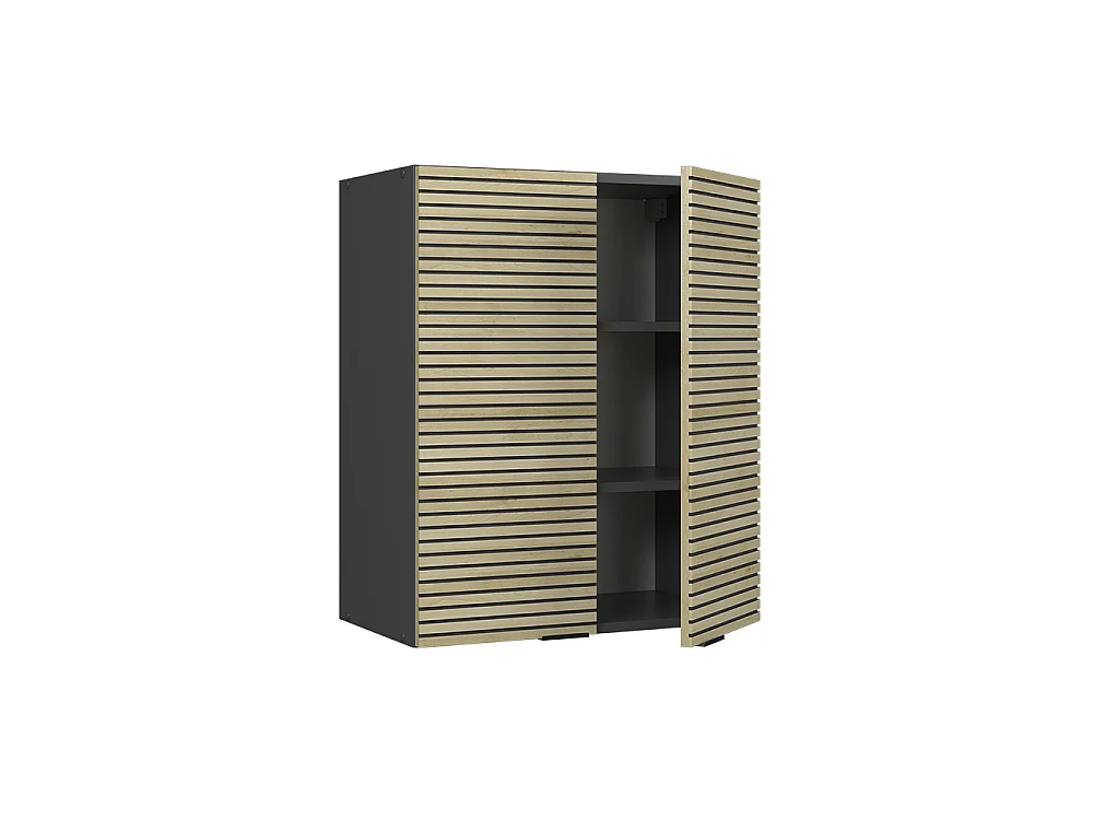 Wall cabinet oak panel 60x34.1x72 fame-line