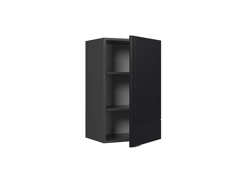 Wall cabinet black striped 45x34.1x72 fame-line