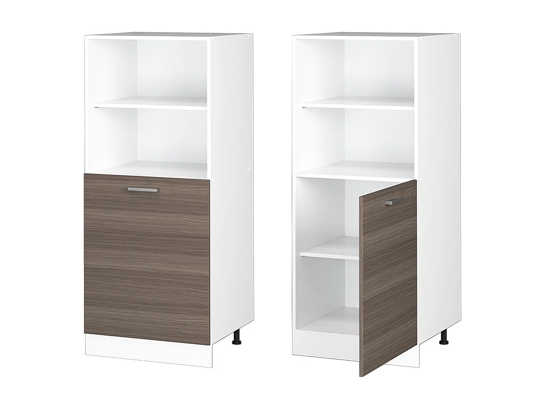 Herdumbauschrank edelgrau 60x57x143 r-line