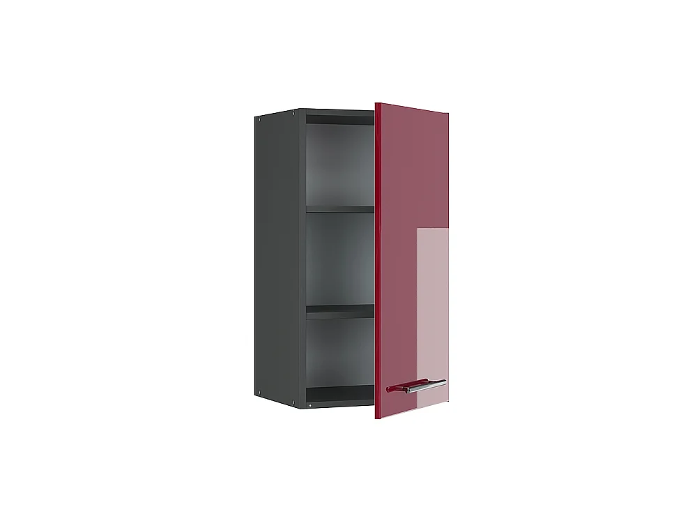 Wall cabinet bordeaux high gloss 40x34.1x72 fame-line
