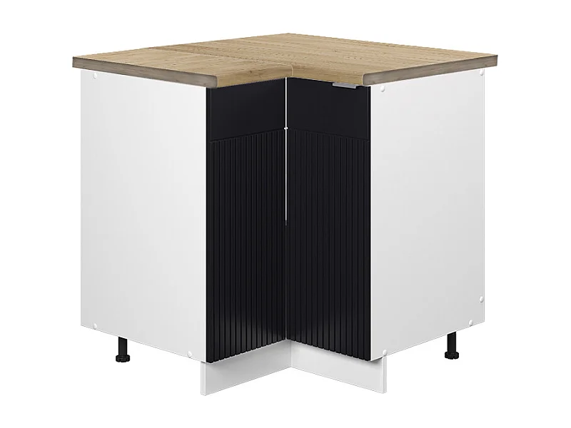 Armario de esquina rayas negras 80.5x60x82 fame-line