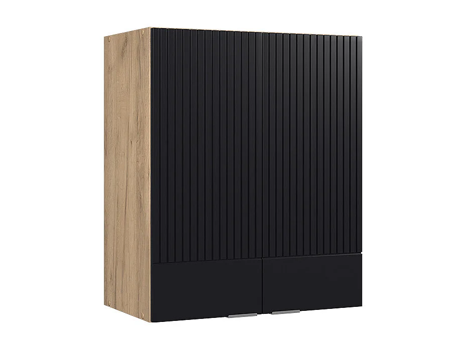 Pensile da cucina nero a righe 60x34.1x72 fame-line