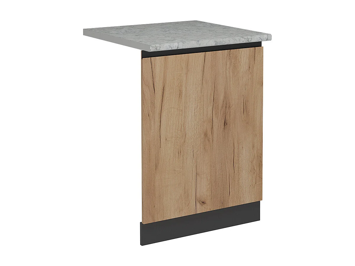 Façade de lave-vaisselle chêne de force doré 60x1.6x81.8 r-line