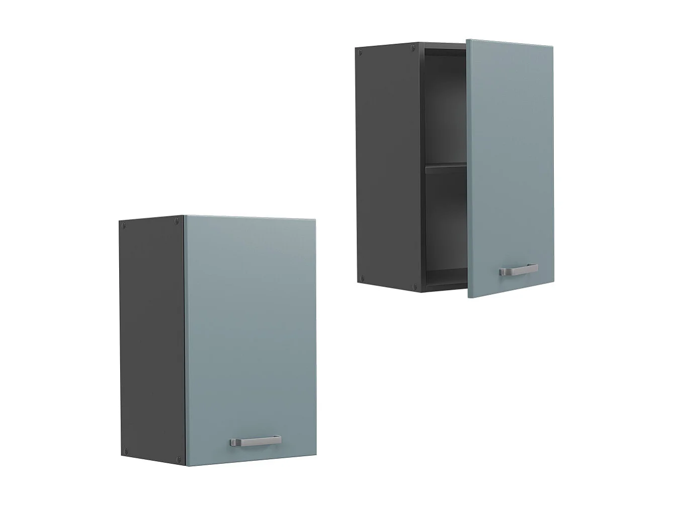 Pensile da cucina grigio-blu 40x31x60 r-line