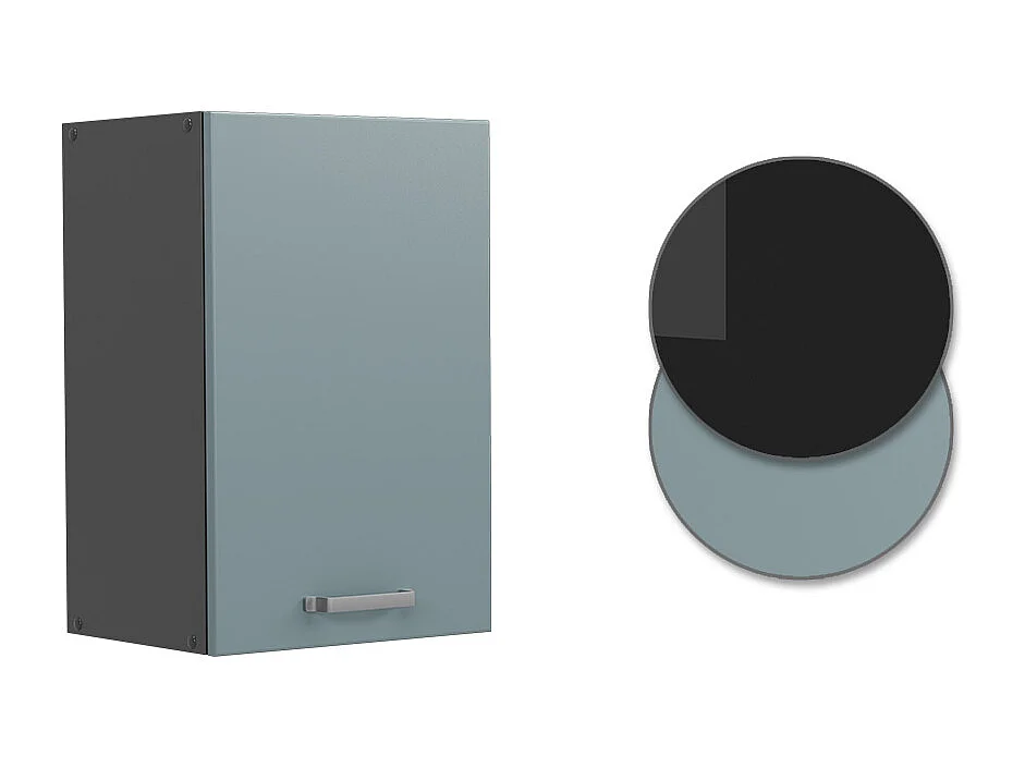 Pensile da cucina grigio-blu 40x31x60 r-line