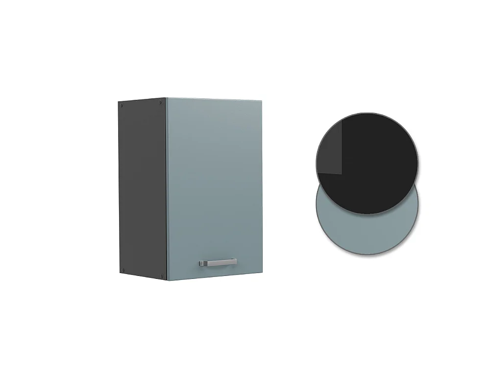 Wall cabinet blue-grey 40x31x60 r-line