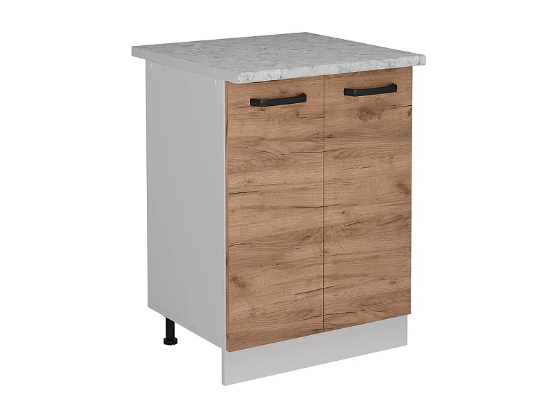 Mobiletto base cucina quercia dorata 60x60x81.6 r-line