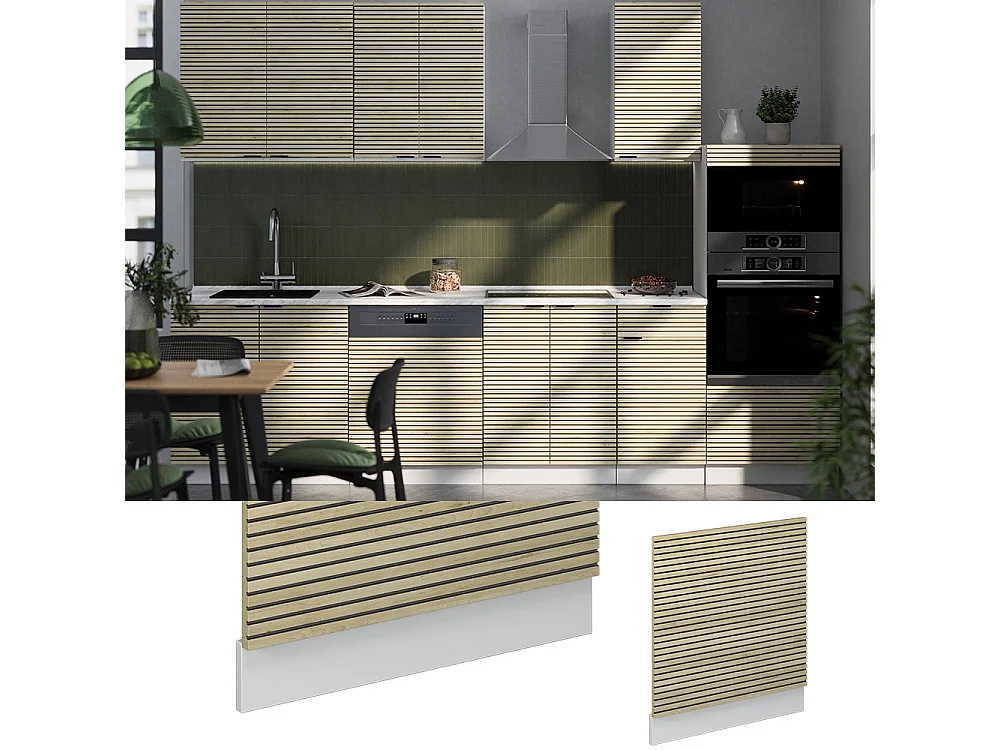 Façade panneau en chêne 60x1.6x67.4 fame-line
