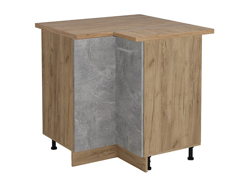 Hoekkast beton 75.6x60x81.6 r-line