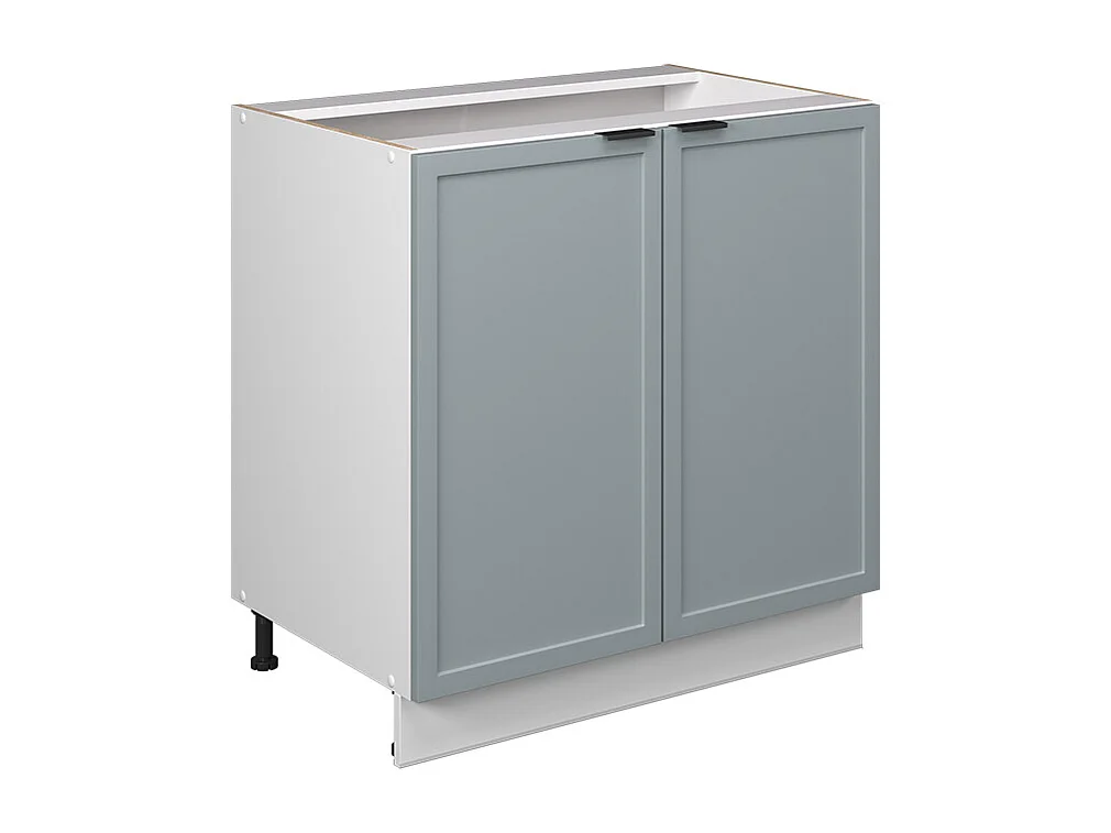 Meuble bas sous-évier bleu clair-gris 80x51.6x82 fame-line