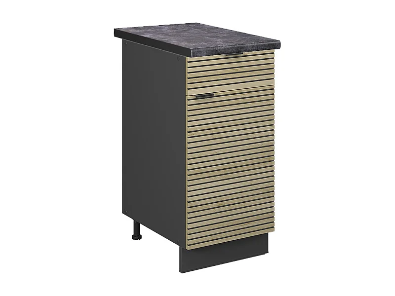 Meuble cuisine panneau en chêne 40x60x82 fame-line