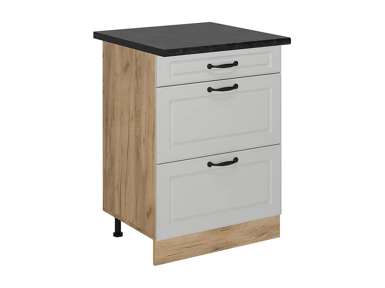 Meuble cuisine blanc campagne 60x60x81.6 r-line