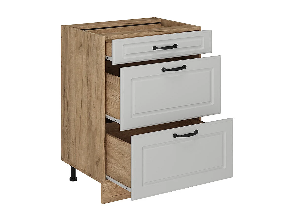 Meuble cuisine blanc campagne 60x60x81.6 r-line