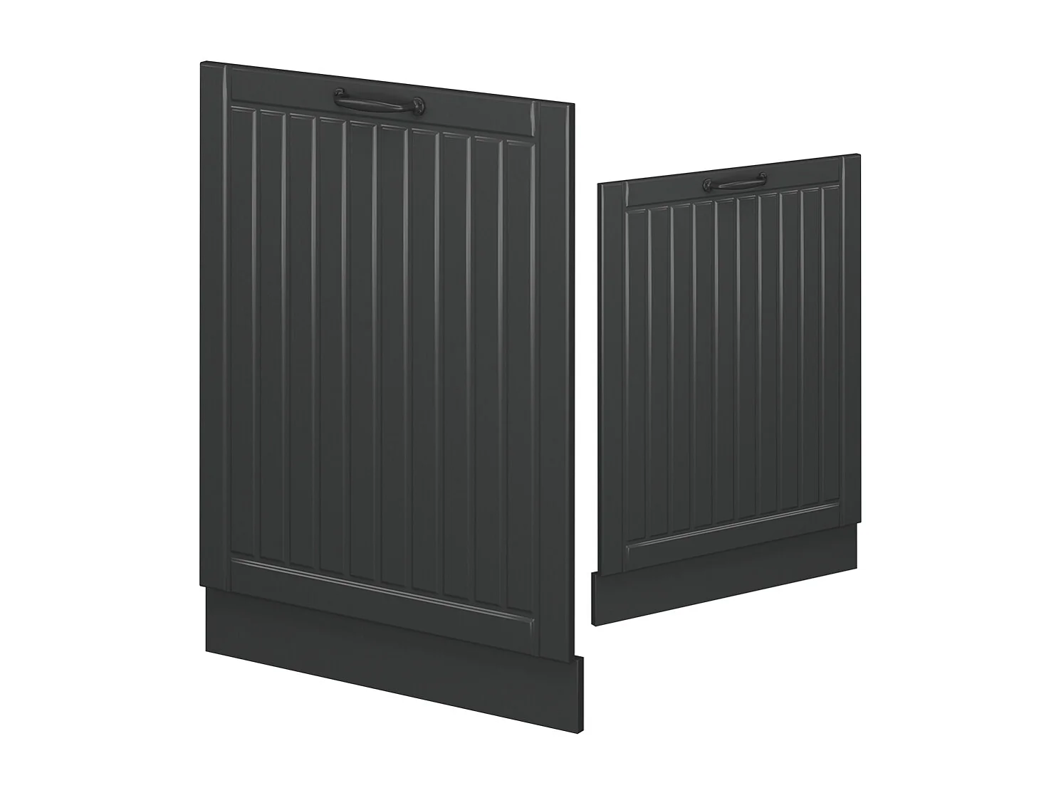 Panel frontal del lavavajillas gris oscuro 60x1.6x81.8 fame-line