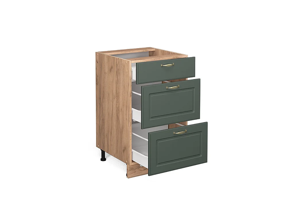 Meuble cuisine vert or campagne 50x51.6x82 fame-line