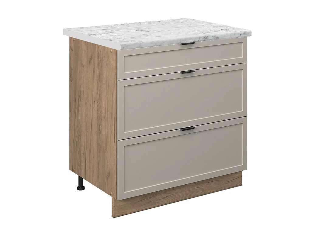 Küchenunterschrank graubeige 80x60x82 fame-line
