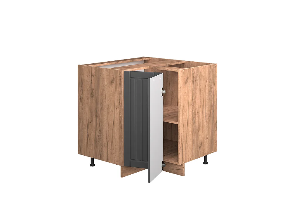 Eckunterschrank dunkelgrau 80.5x60x82 fame-line