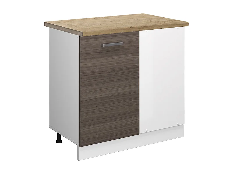 Mobile ad angolo cucina grigio nobile 86x60x81.6 r-line