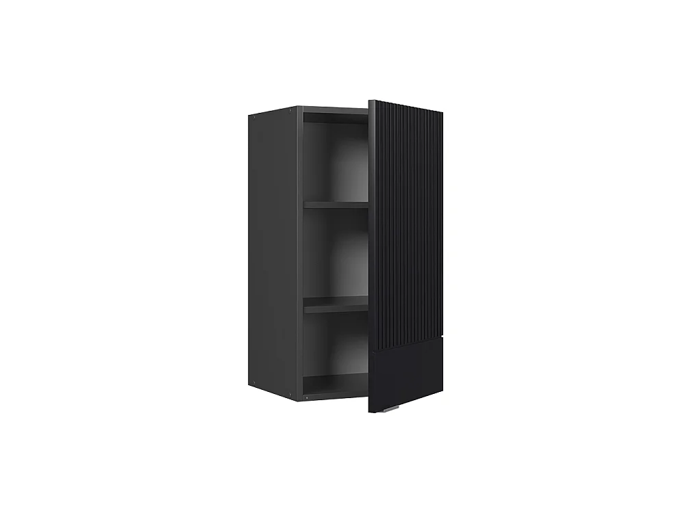Wall cabinet black striped 40x34.1x72 fame-line
