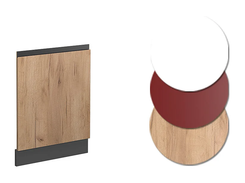 Façade chêne de force doré 44.6x1.6x57.2 r-line