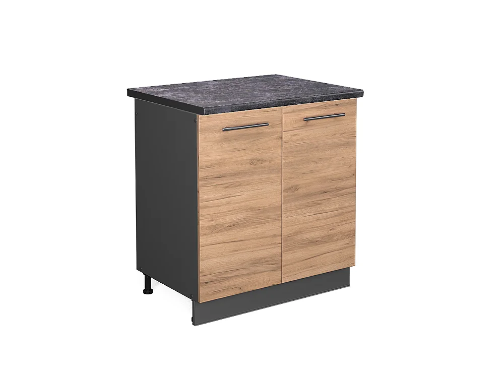 Mobile lavello cucina Rovere dorato 80x60x82 fame-line