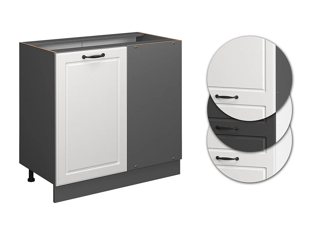 Meuble dangle blanc campagne 86x60x81.6 r-line