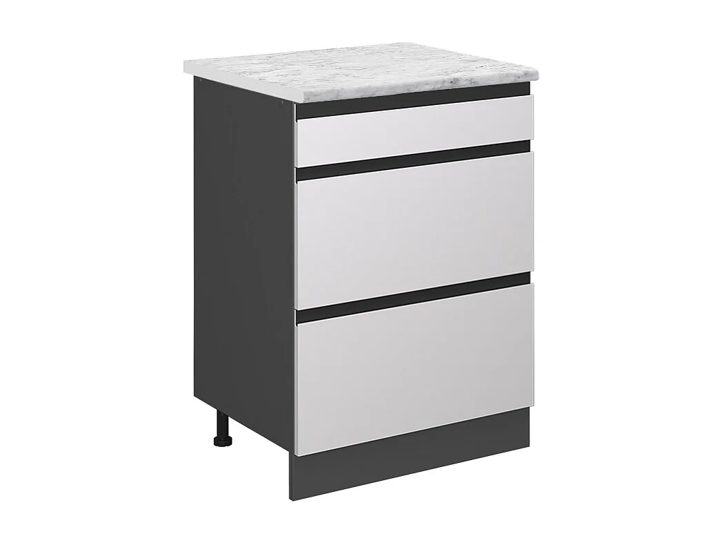 Meuble cuisine blanc 60x60x81.6 r-line