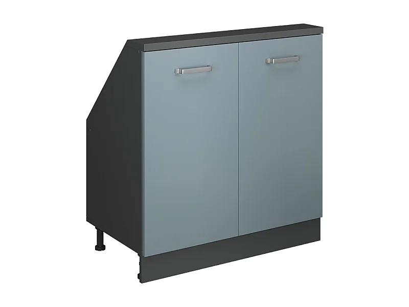 Meuble sous pente bleu-gris 80x46x81.6 r-line