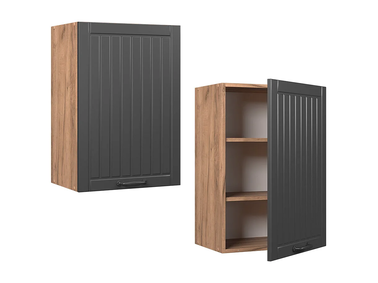 Armario colgante gris oscuro 50x34.1x72 fame-line