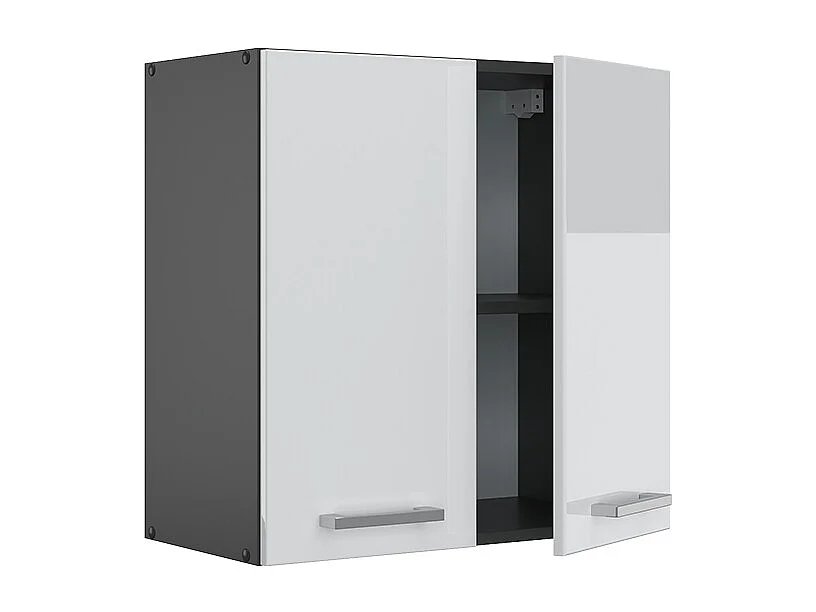 Elément haut de cuisine blanc haute brillance 60x31x60 r-line