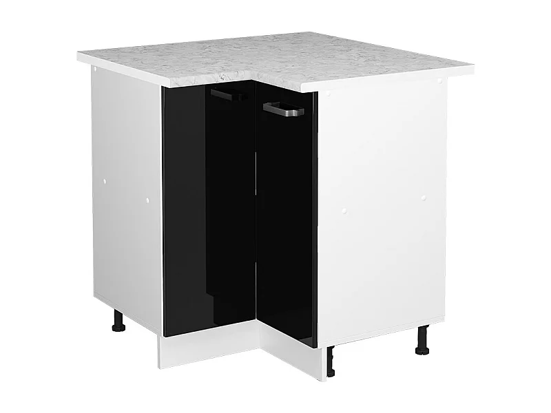 Meuble dangle noir haute brillance 75.6x60x81.6 r-line