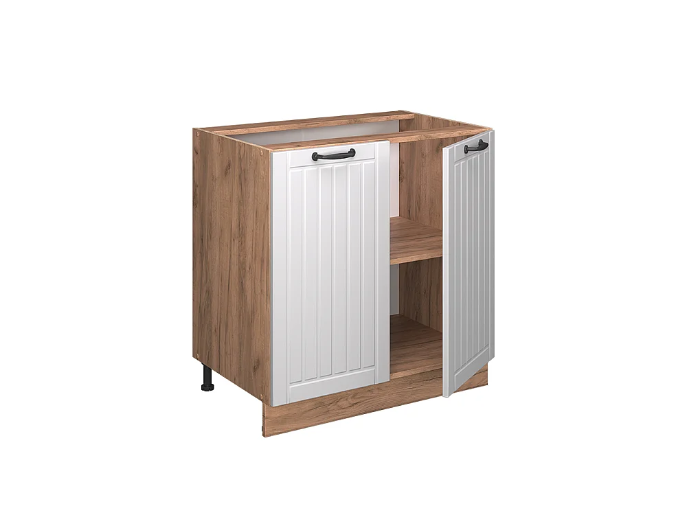 Keukenonderkast wit landhuis 80x60x82 fame-line