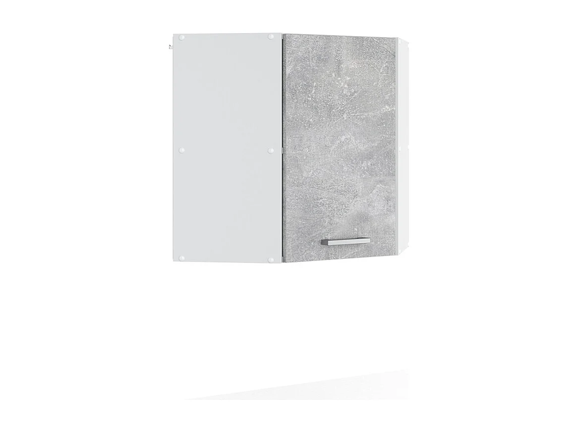 Armario colgante de esquina hormigón 57x34.1x60 r-line