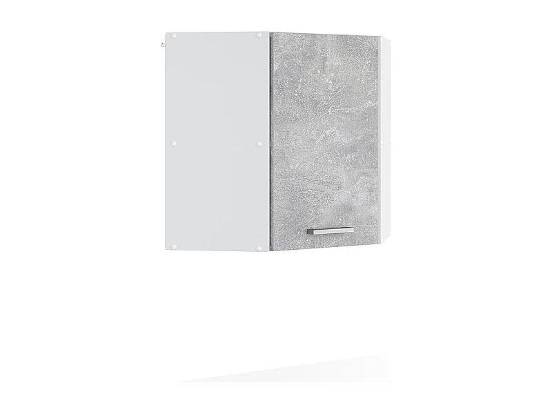 Mobile angolare da cucina calcestruzzo 57x34.1x60 r-line