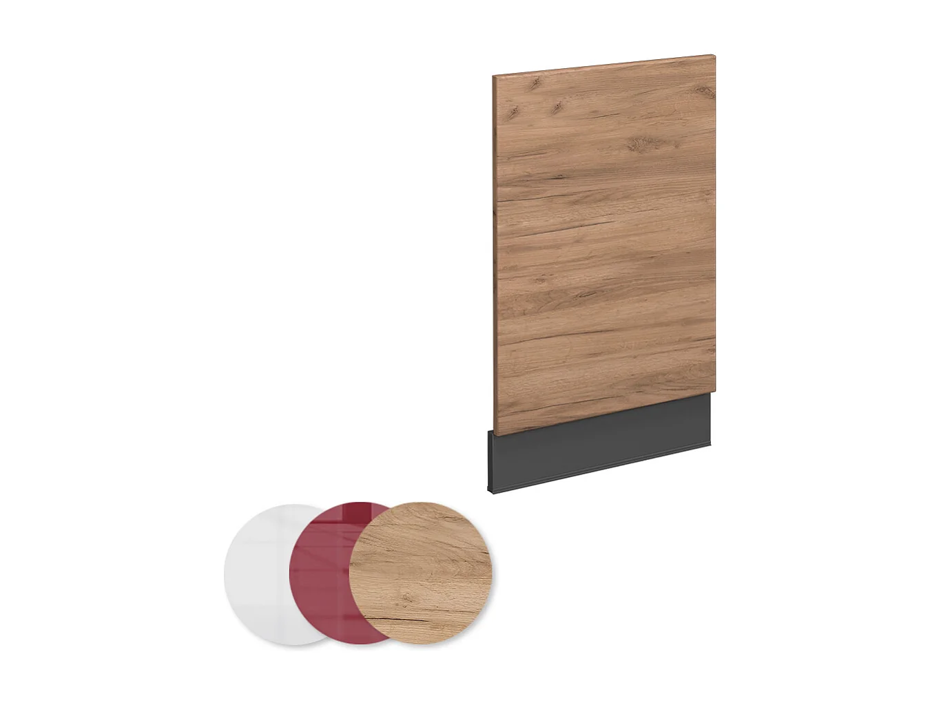 Panel frontal roble dorado 45x1.6x67.4 fame-line