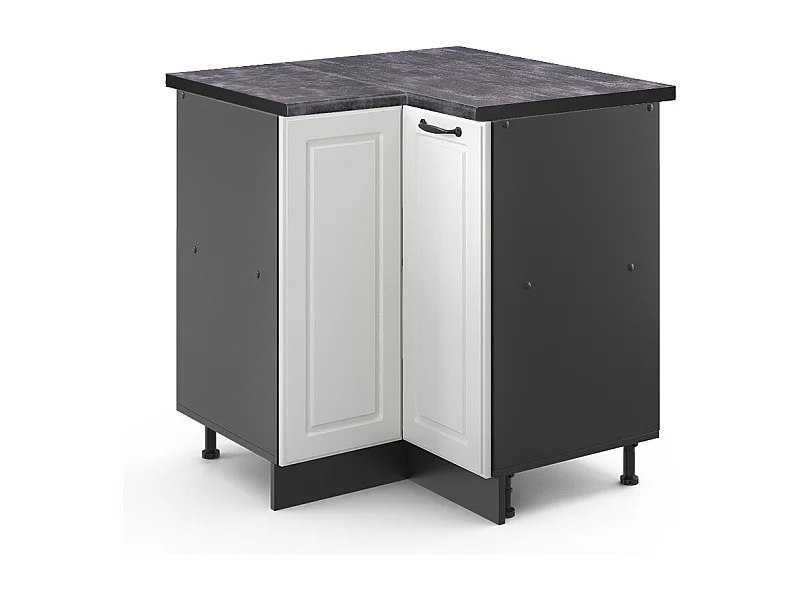 Armario de esquina blanco casa de campo 75.6x60x81.6 r-line