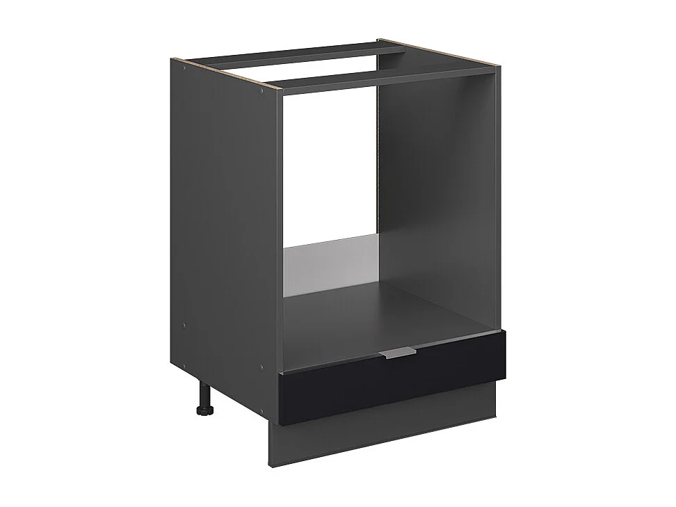 Armario para horno empotrado rayas negras 60x51.6x82 fame-line