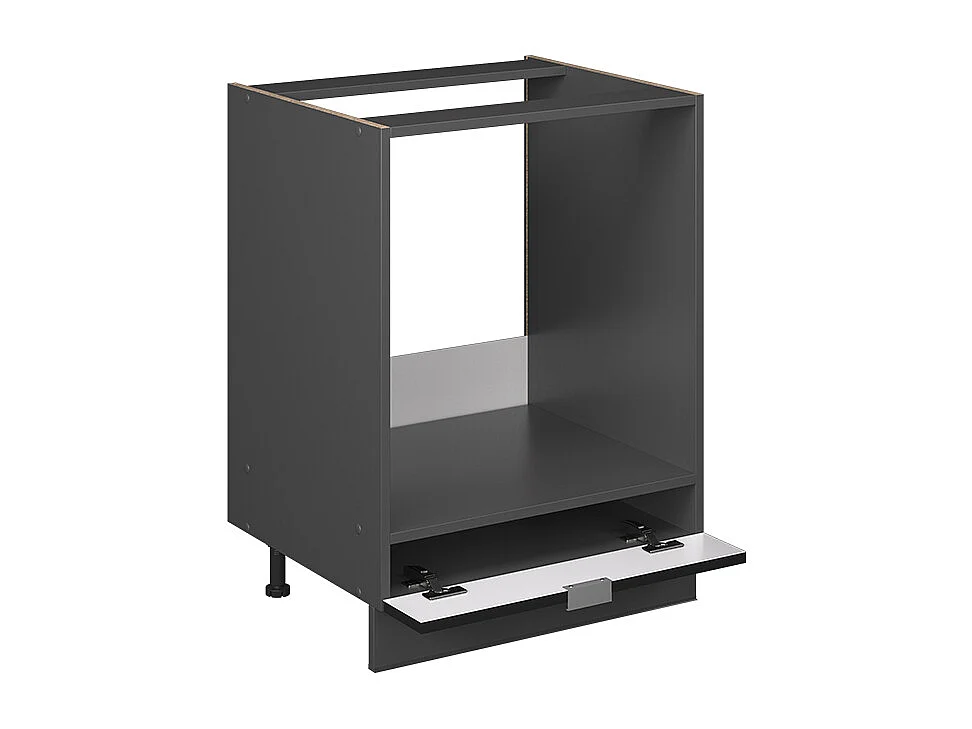 Armario para horno empotrado rayas negras 60x51.6x82 fame-line