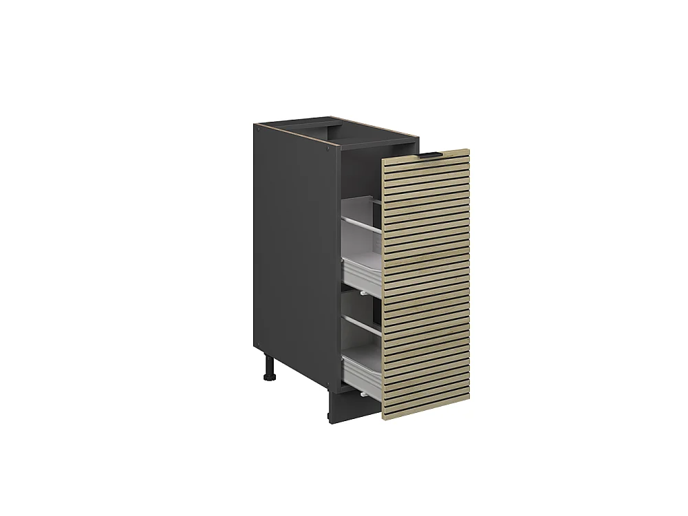 Szafka apteczna panel dębowy 30x51.6x82 fame-line