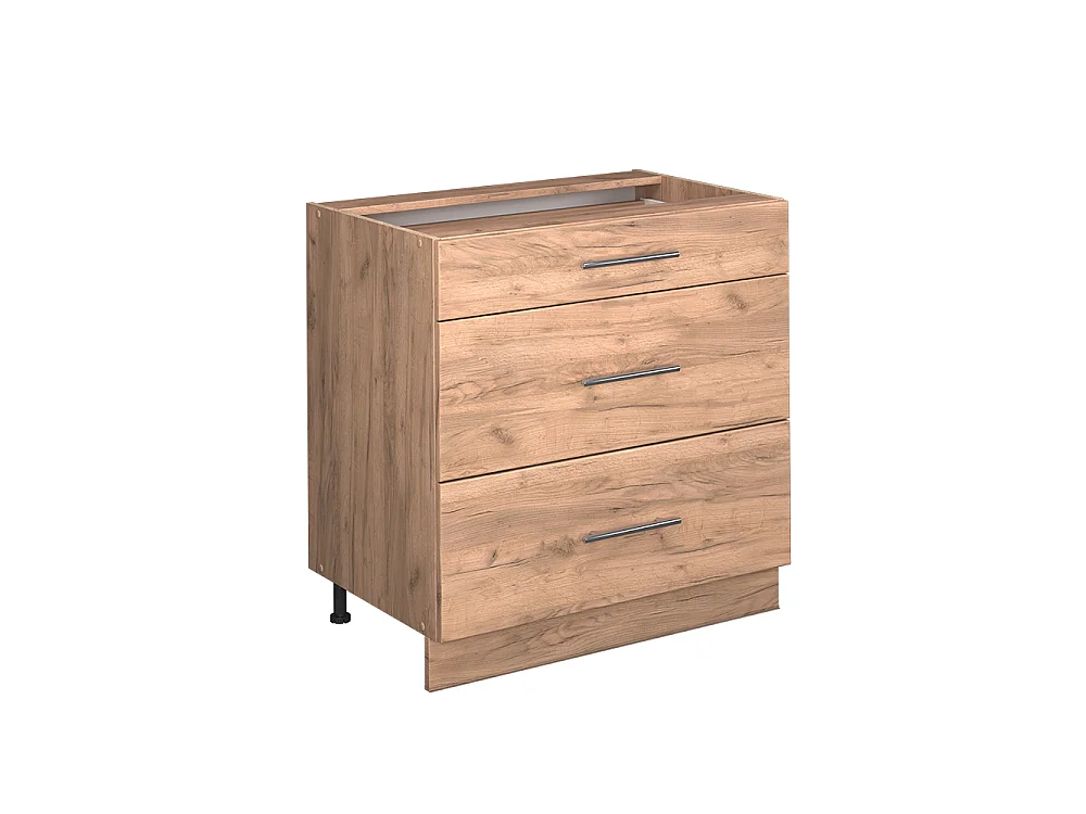Meuble cuisine chêne de force doré 80x60x82 fame-line