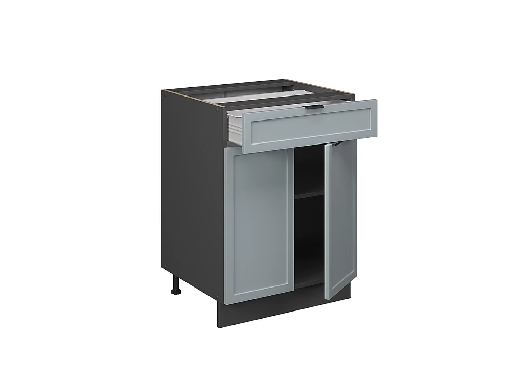 Meuble cuisine bleu clair-gris 60x51.6x82 fame-line