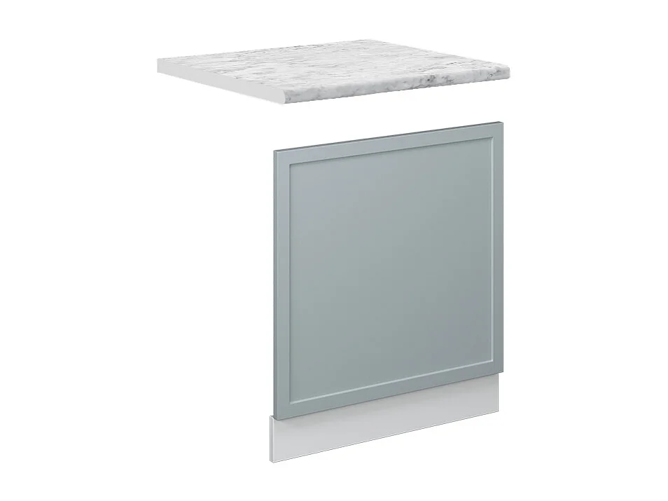 Panel frontal azul claro-gris 60x1.6x67.4 fame-line