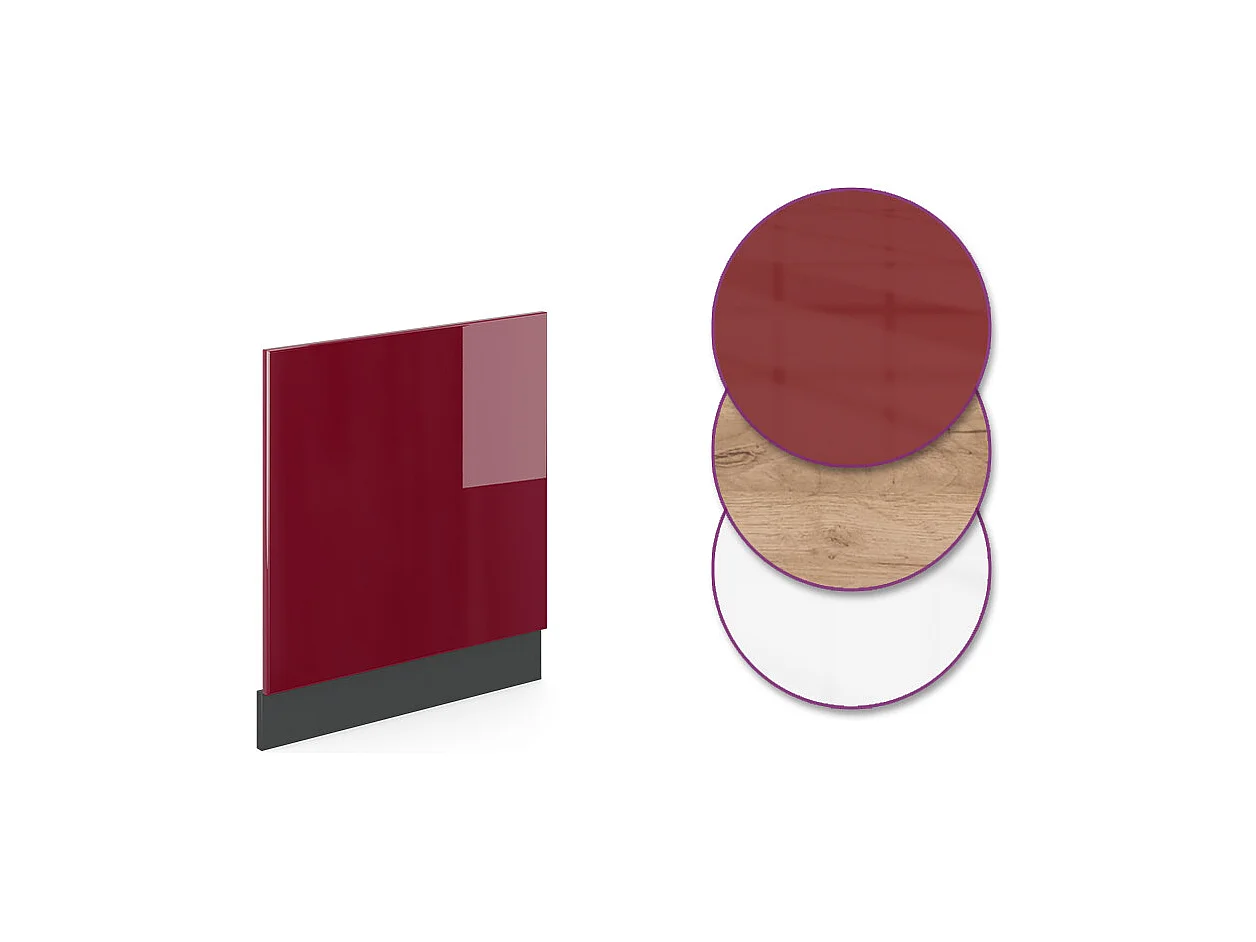 Frontblende rot 60x1.6x57.2 r-line