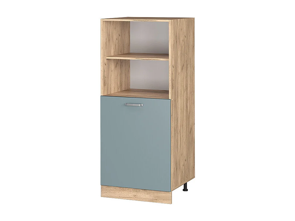 Meuble pour four bleu-gris 60x57x143 r-line