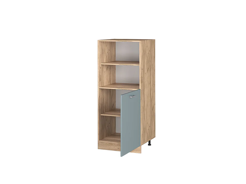 Meuble pour four bleu-gris 60x57x143 r-line