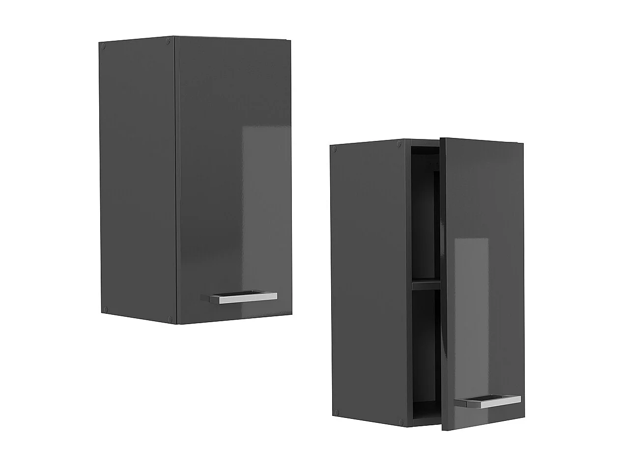 Armario colgante antracita alto brillo 30x31x60 r-line