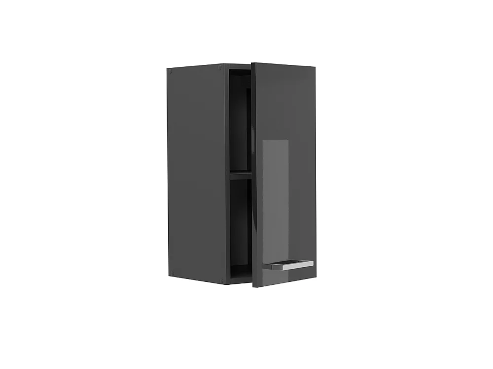 Wall cabinet anthracite high gloss 30x31x60 r-line