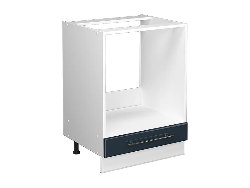 Armario para horno empotrado azul oscuro alto brillo 60x51.6x82 fame-line