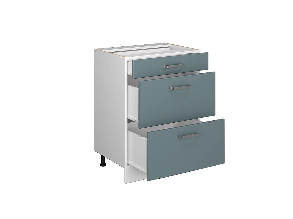 Meuble cuisine bleu-gris 60x46x81.6 r-line
